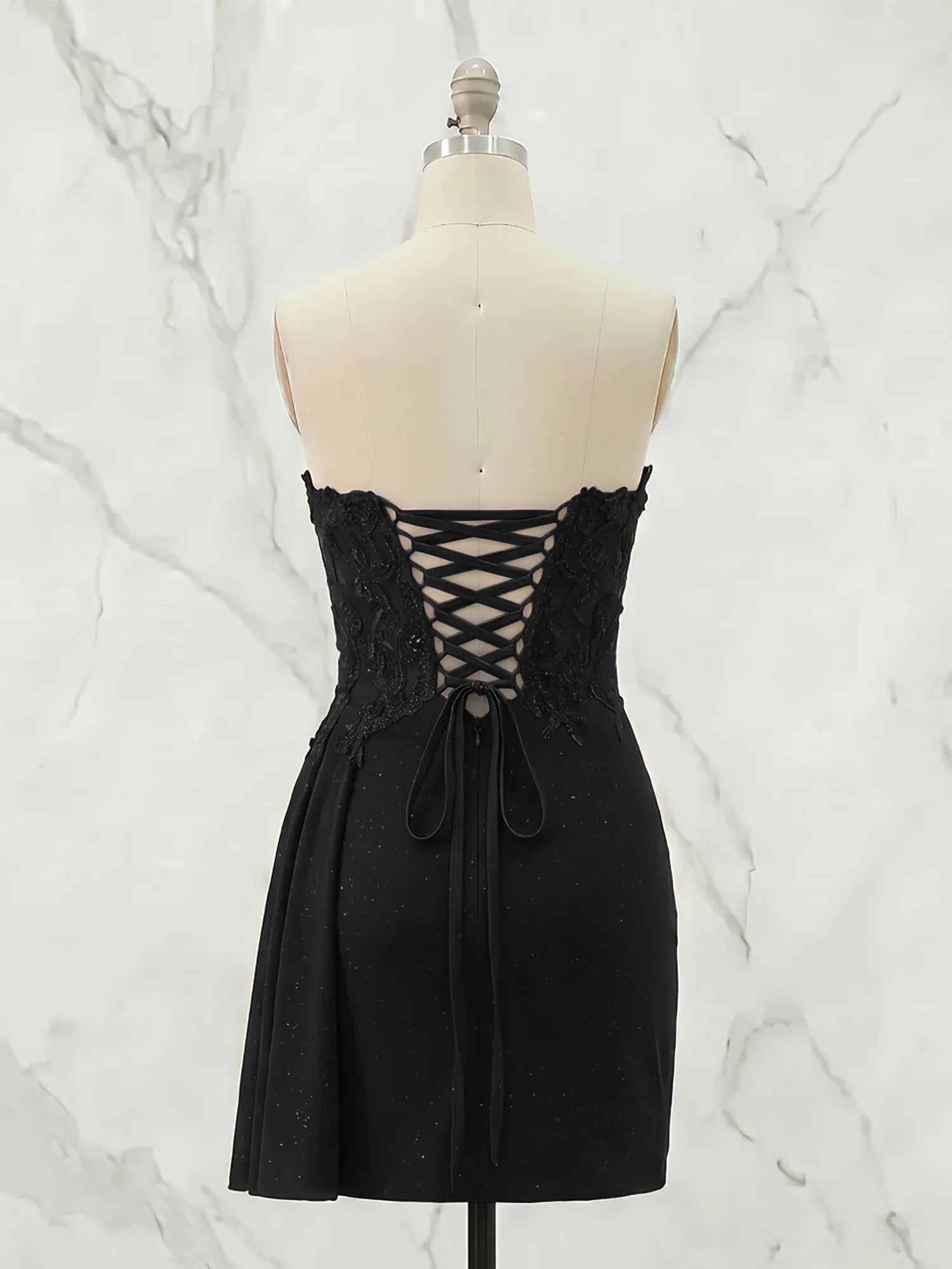 Strapless Sweetheart Draped Mini Homecoming Dress
