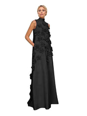 Hank Flower Embellished Maxi Dress