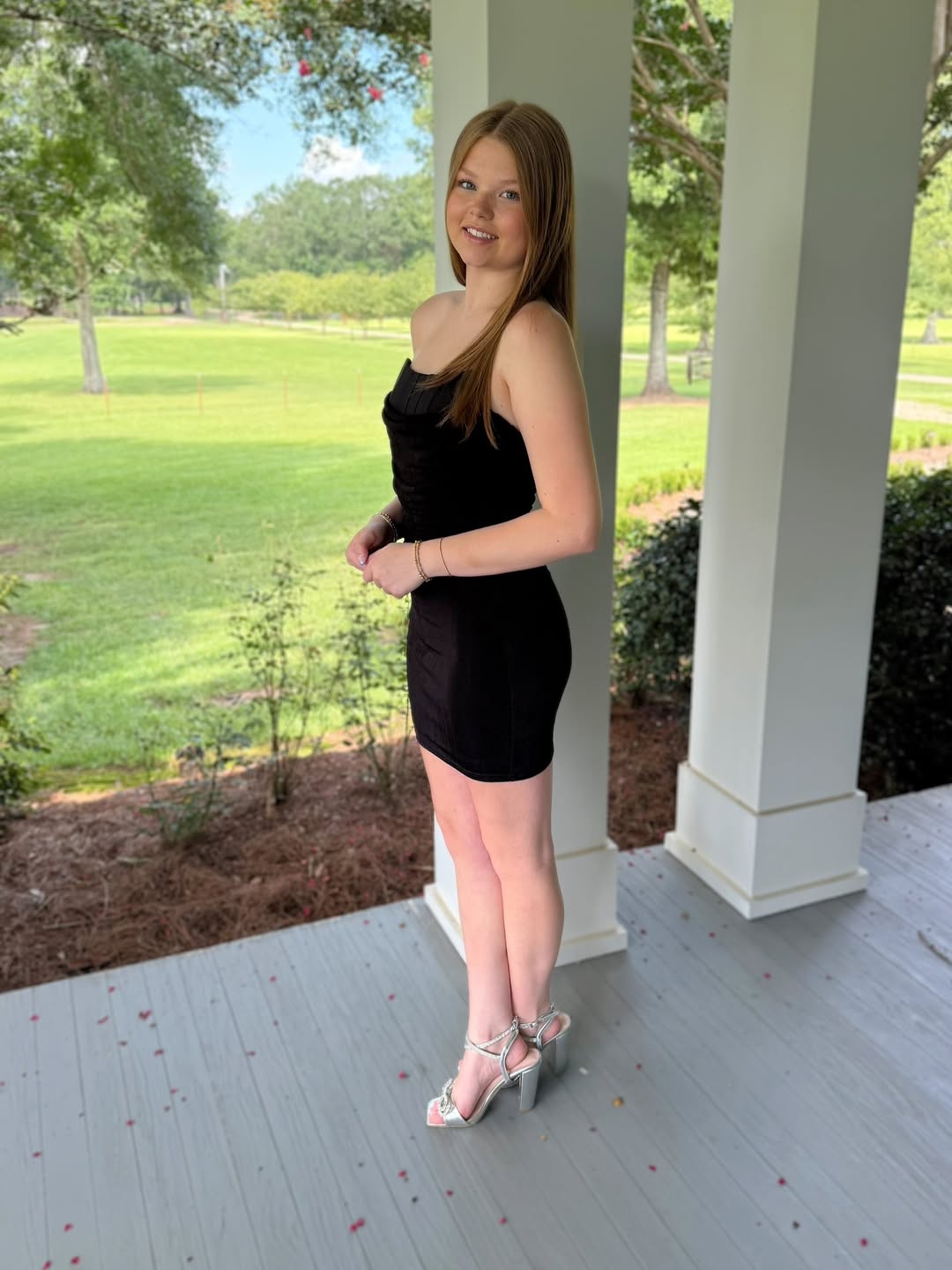 Black Bodycon Strapless Short Satin Homecoming Dress