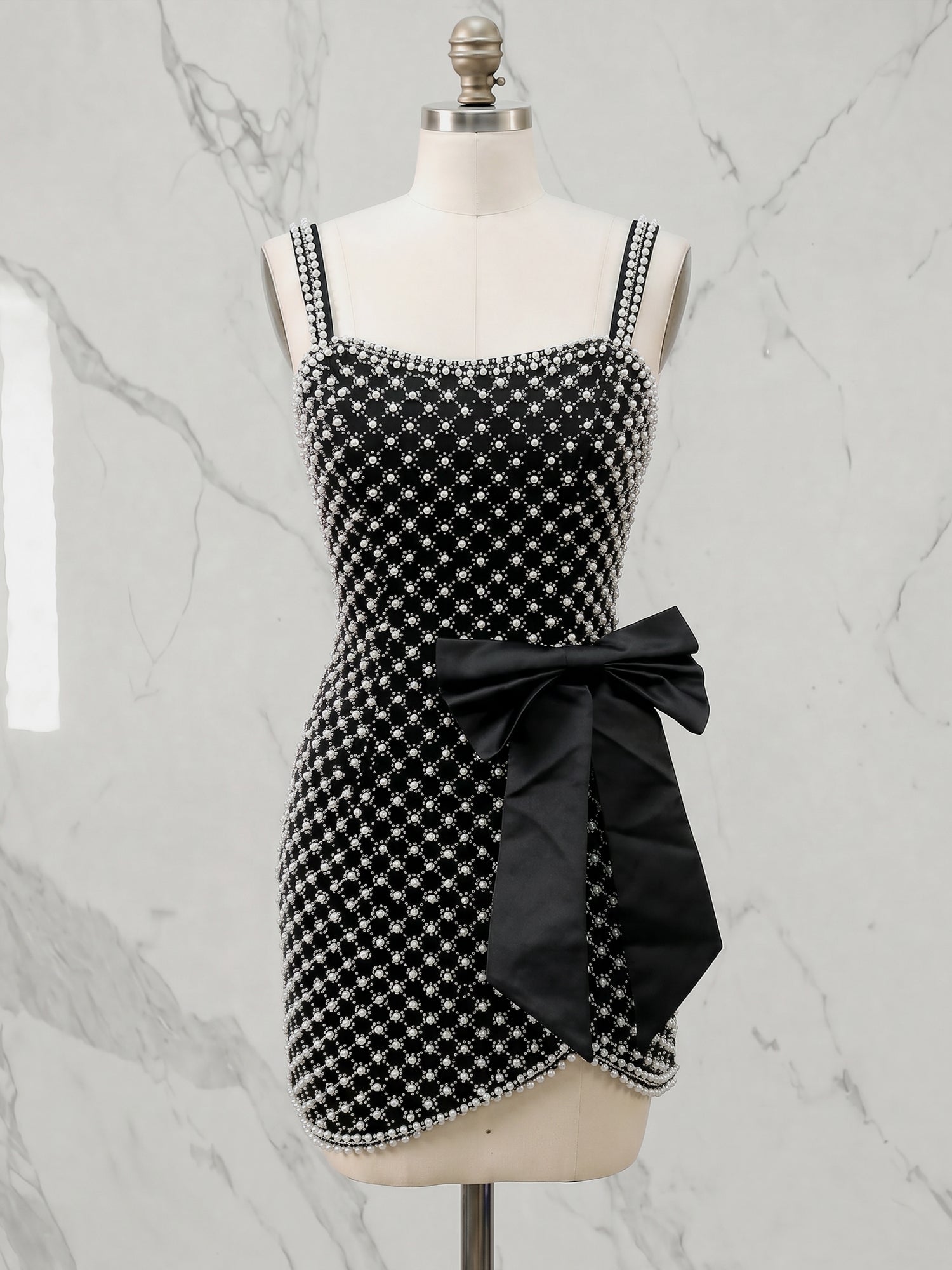 BlackPearlLatticeShortHomecomingDresswithSatinBow_1.jpg