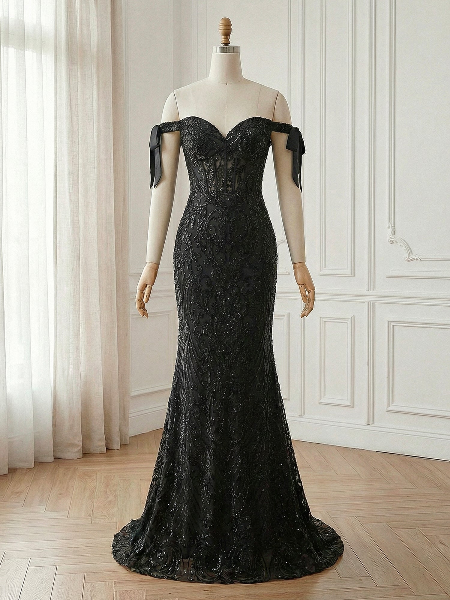 Black_Beaded_Corset_Mermaid_Prom_Dress_with_Bow_Sleeves_2.jpg