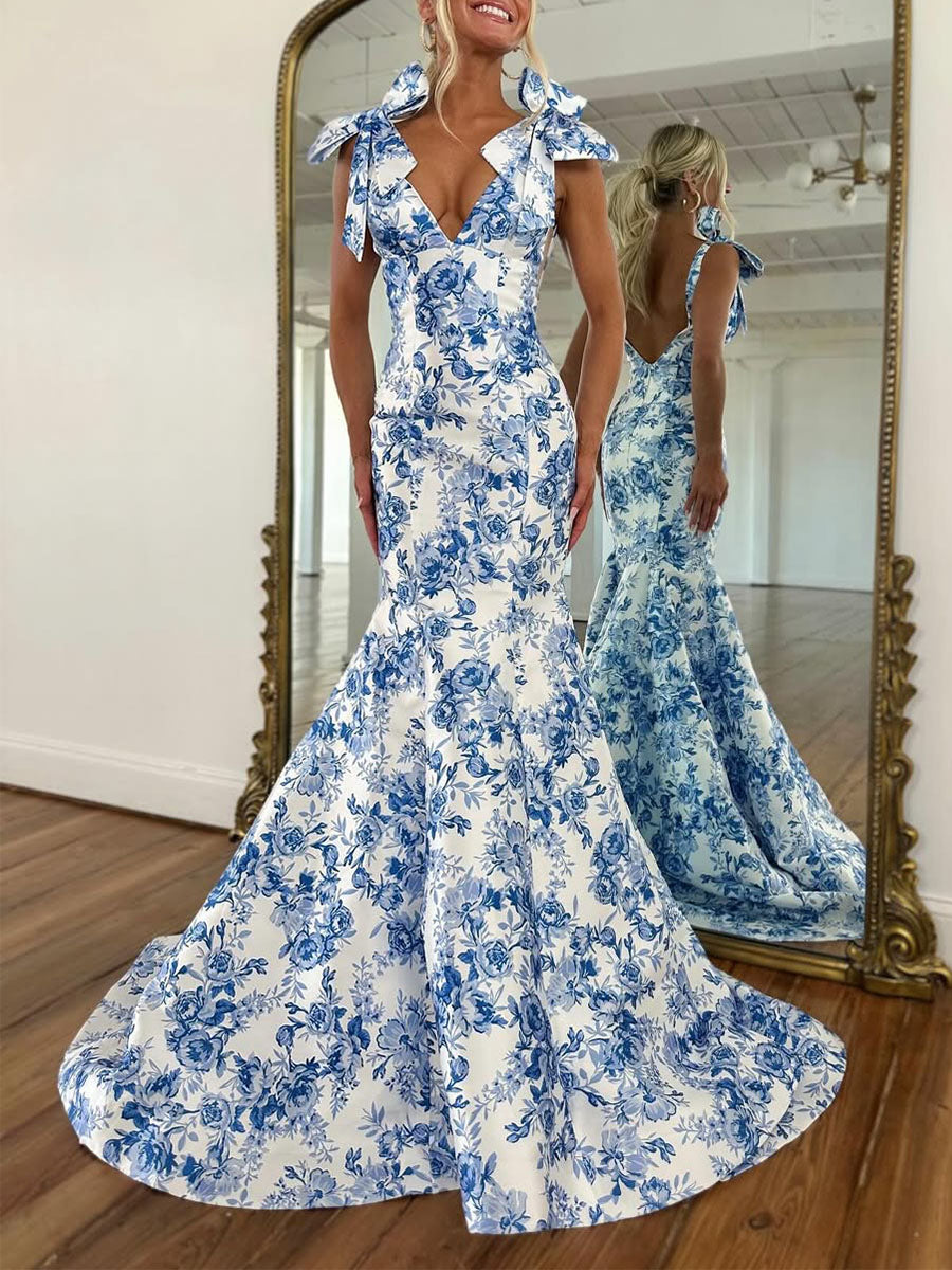 BlueFloralMermaidVNeckPromDresswithTie-ShoulderBowStraps_2.jpg
