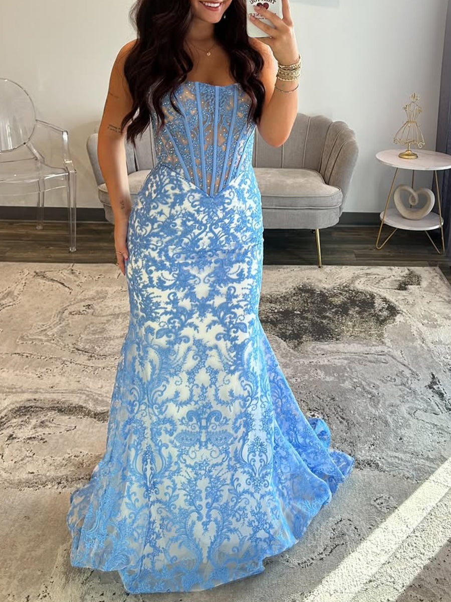 BlueStraplessPearlBeadedCorsetRuchedLongPromDress_2.jpg