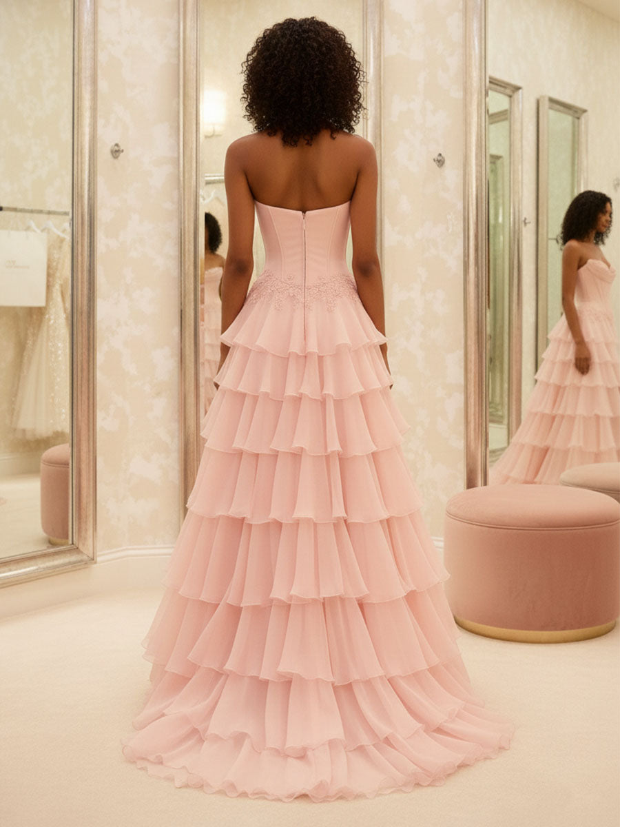 BlushPinkStraplessTieredRuffleLongPromDress_4.jpg