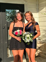 Bodycon One Shoulder Short Homecoming Dress