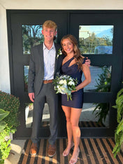 Bodycon One Shoulder Short Homecoming Dress