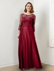 A-Line/Princess Mother of the Bride Dresses with Applique & Sequins