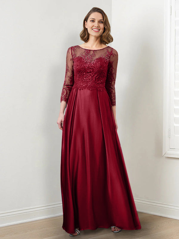 A-Line/Princess Mother of the Bride Dresses with Applique & Sequins