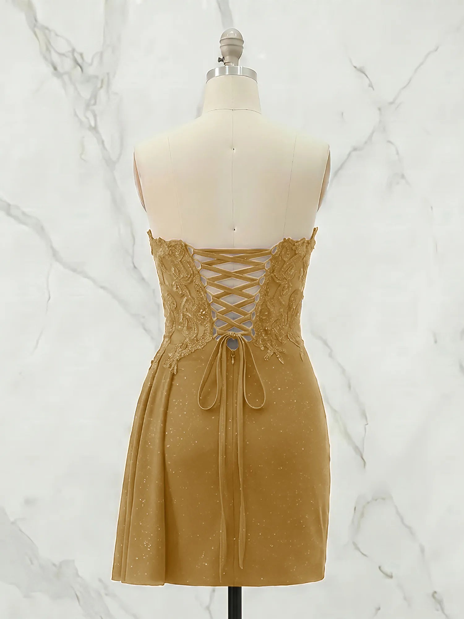 Strapless Sweetheart Draped Mini Homecoming Dress