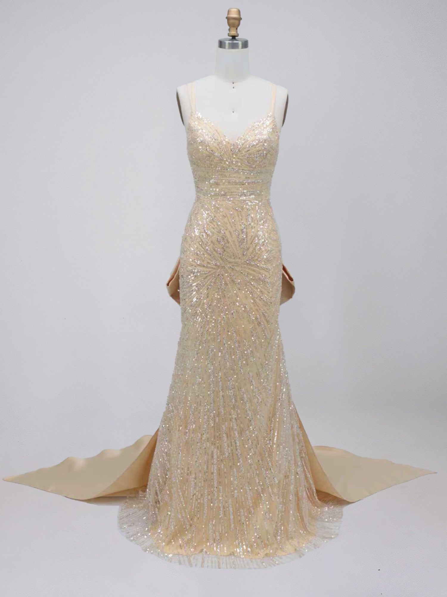 ChampagneGoldSequinSatinTrainMermaidPromDresswithSunburstPattern_2.jpg