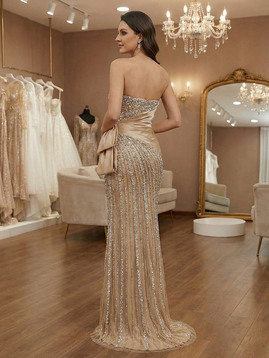 ChampagneStraplessSweetheartBeadedSatinDrapePromDress_1.jpg