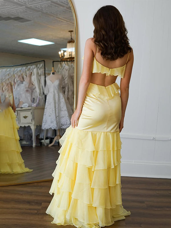 ChicYellowSpaghettiStrapsKeyholeBackSatinPromDresswithRuffleSkirt_3.jpg