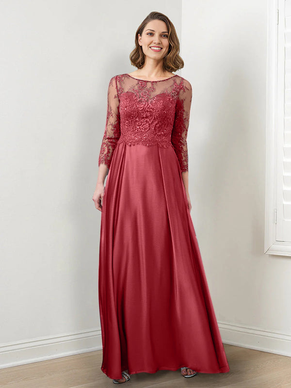 A-Line/Princess Mother of the Bride Dresses with Applique & Sequins