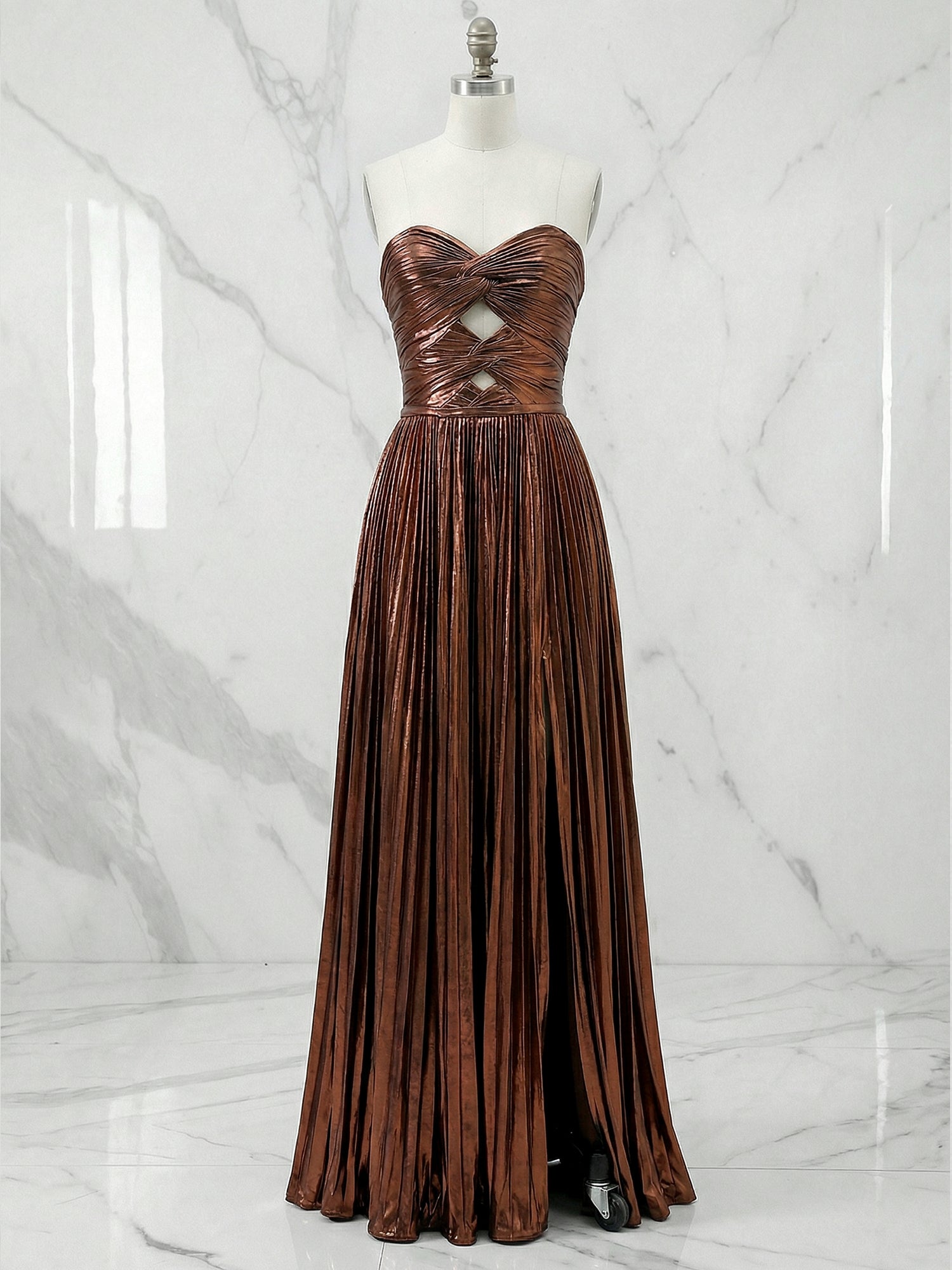 Coffee_A_Line_Strapless_Sweetheart_Pleated_Prom_Dress_with_High_Slit_1.jpg