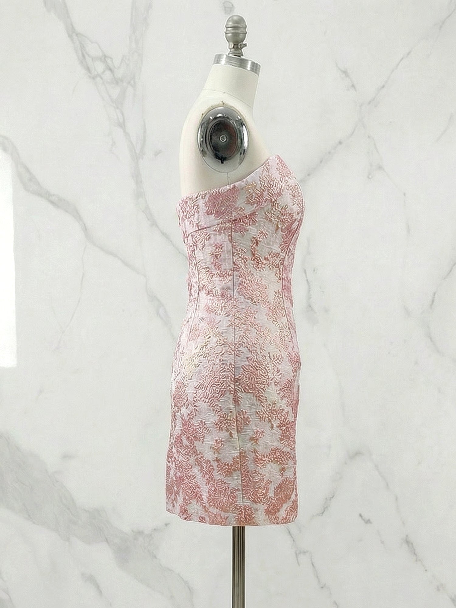 Strapless Tight Homecoming Dresses with Back Bow