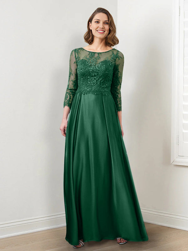 A-Line/Princess Mother of the Bride Dresses with Applique & Sequins