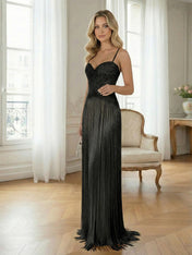 Dazzling Gold Fringe Art Deco Prom Dress Beading Tassel
