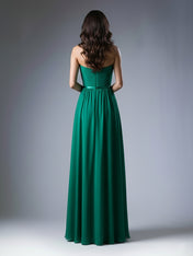 Elegant Floor Length Chiffon Long Bridesmaid Dress