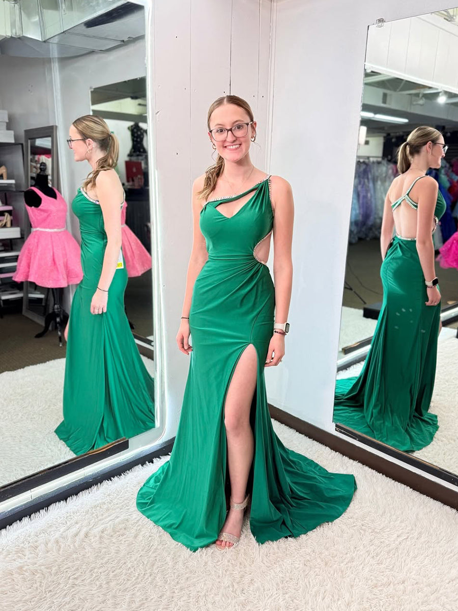 EmeraldGreenOne-ShoulderCutoutPromDresswithRhinestoneTrim_1.jpg