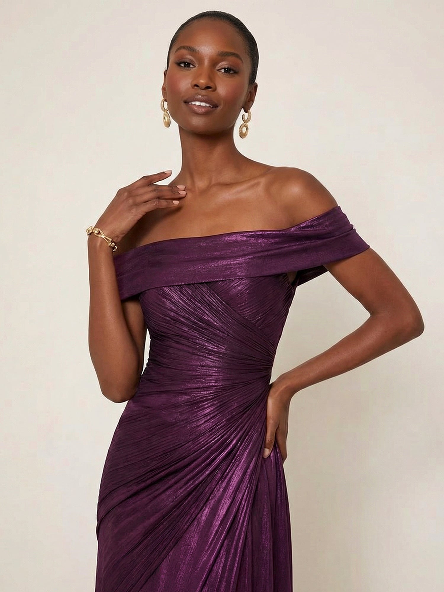 Evening Formal Dress Off the Shoulder Silver Silk Ruffles Strapless Maxi Dress