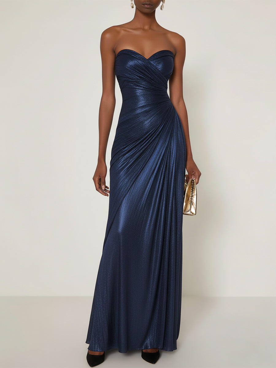 Evening_Formal_Dress_V_Neck_Silver_Silk_Ruffles_Strapless_Maxi_Dress_1.jpg