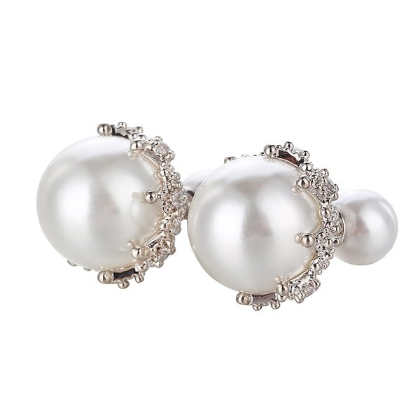 Rhinestone Stud Earrings