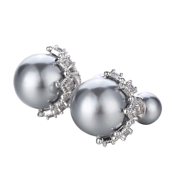 Rhinestone Stud Earrings