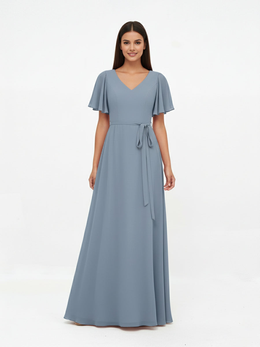 FlutterSleevesChiffonMaxiDresseswithSashBow_3.jpg