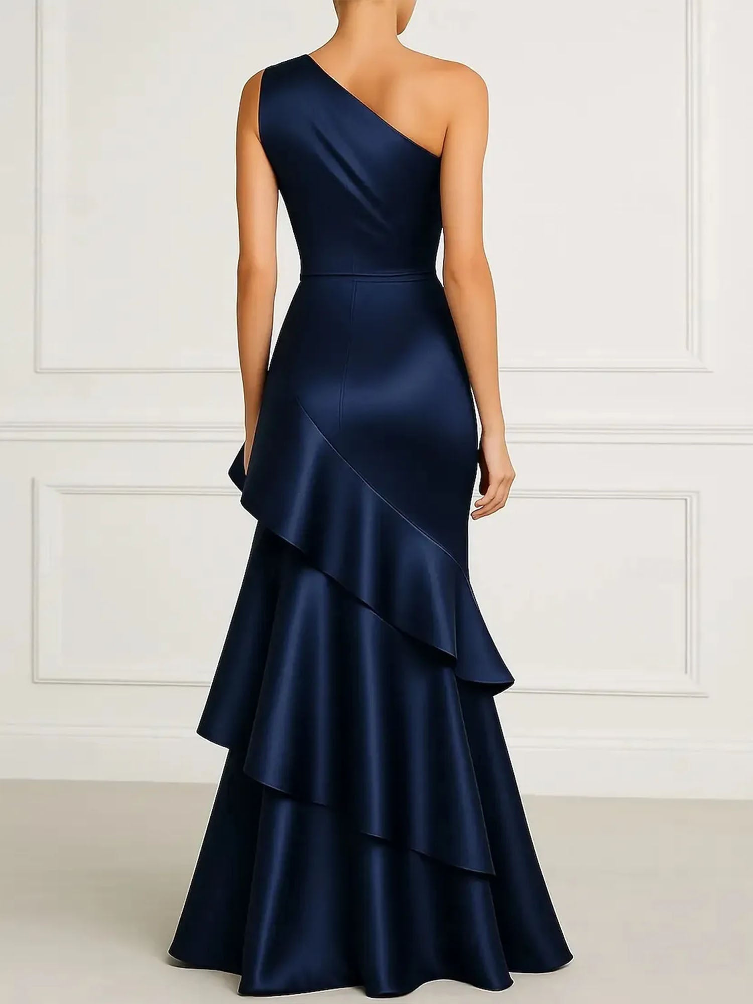 FormalEveningDressDarkBlueOne-ShoulderSatinTieredMaxiGown_2.jpg