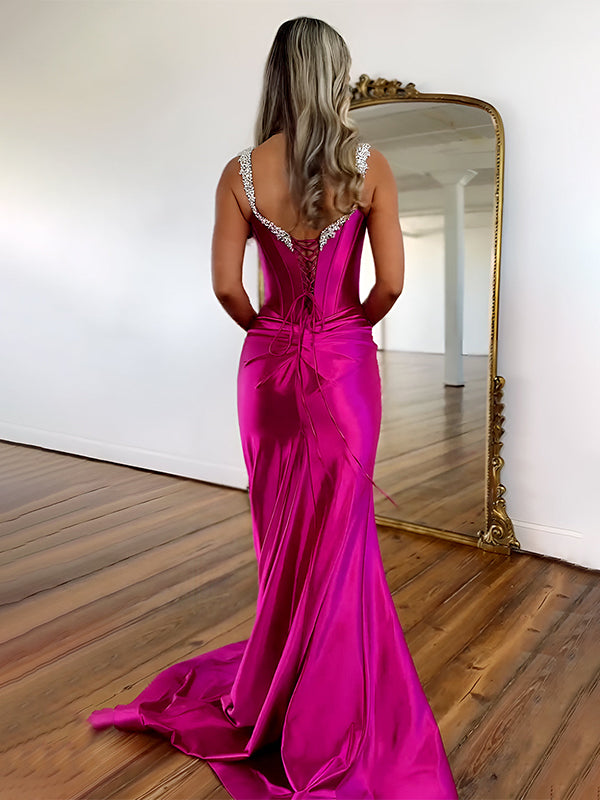 FuchsiaMermaidBeadedStrapsLaceUpLongSatinPromDresswithSlit_2.jpg