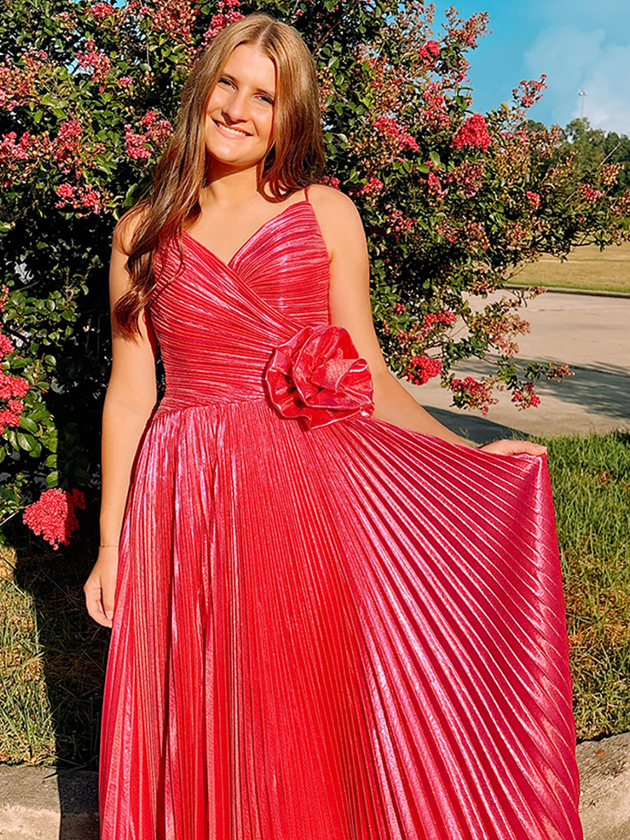 FuchsiaMetallicPleatedLongPromDresswithRosette_1.jpg