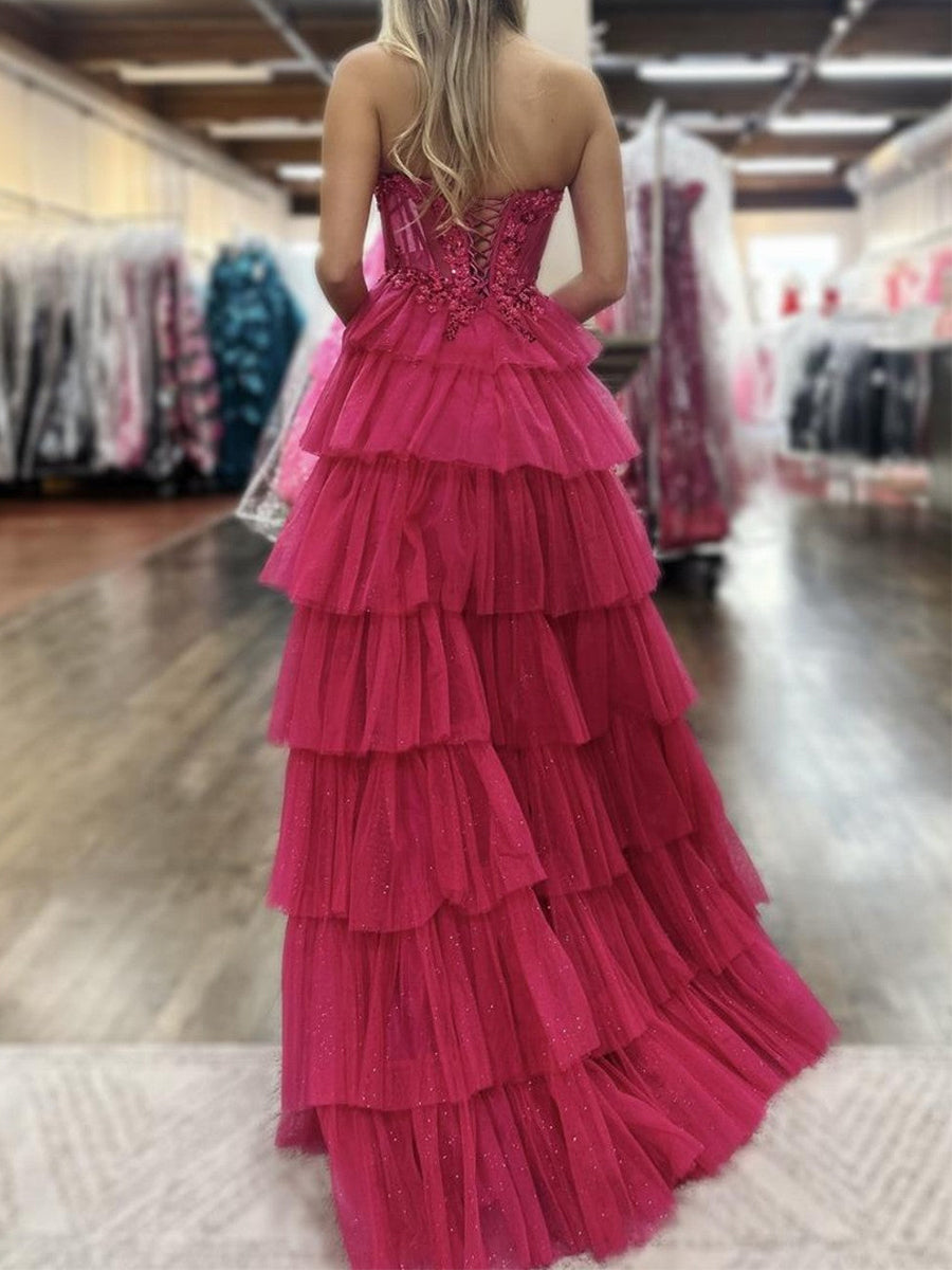 FuchsiaStraplessTieredRufflesCorsetPromDresswithSlit_3.jpg
