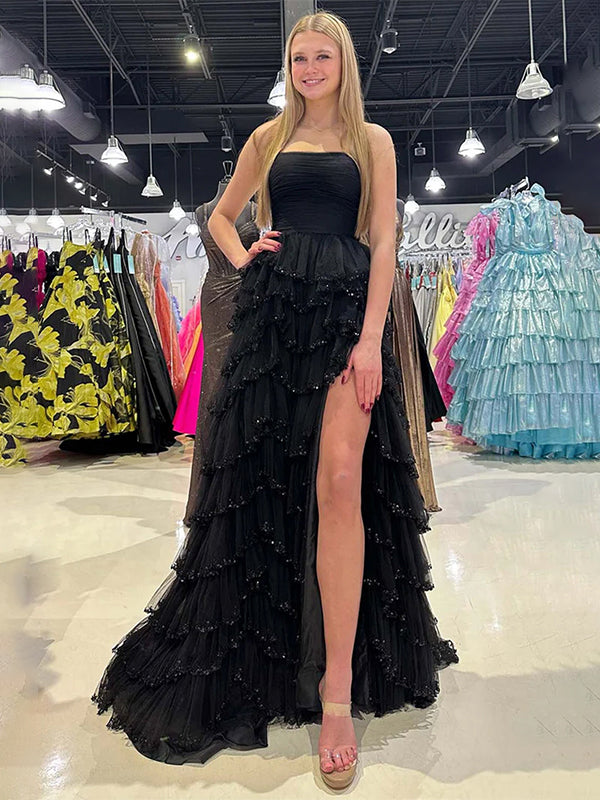 GlamorousA-LineStraplessLongGlitterTullePromDressWithRuffledSkirt_3.jpg