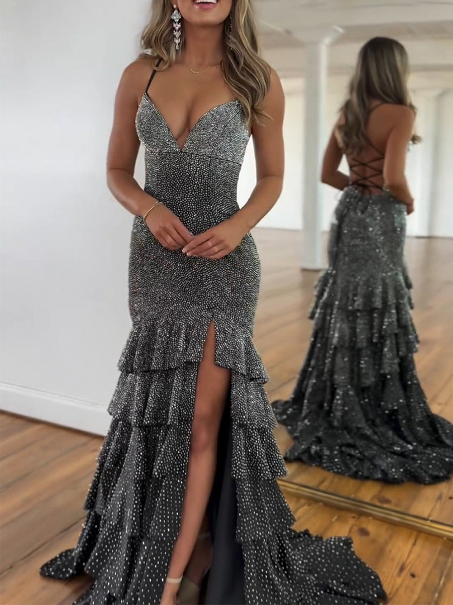 GlamorousBlackSparkleTieredRuffleMermaidPromDresswithSlit_2.jpg