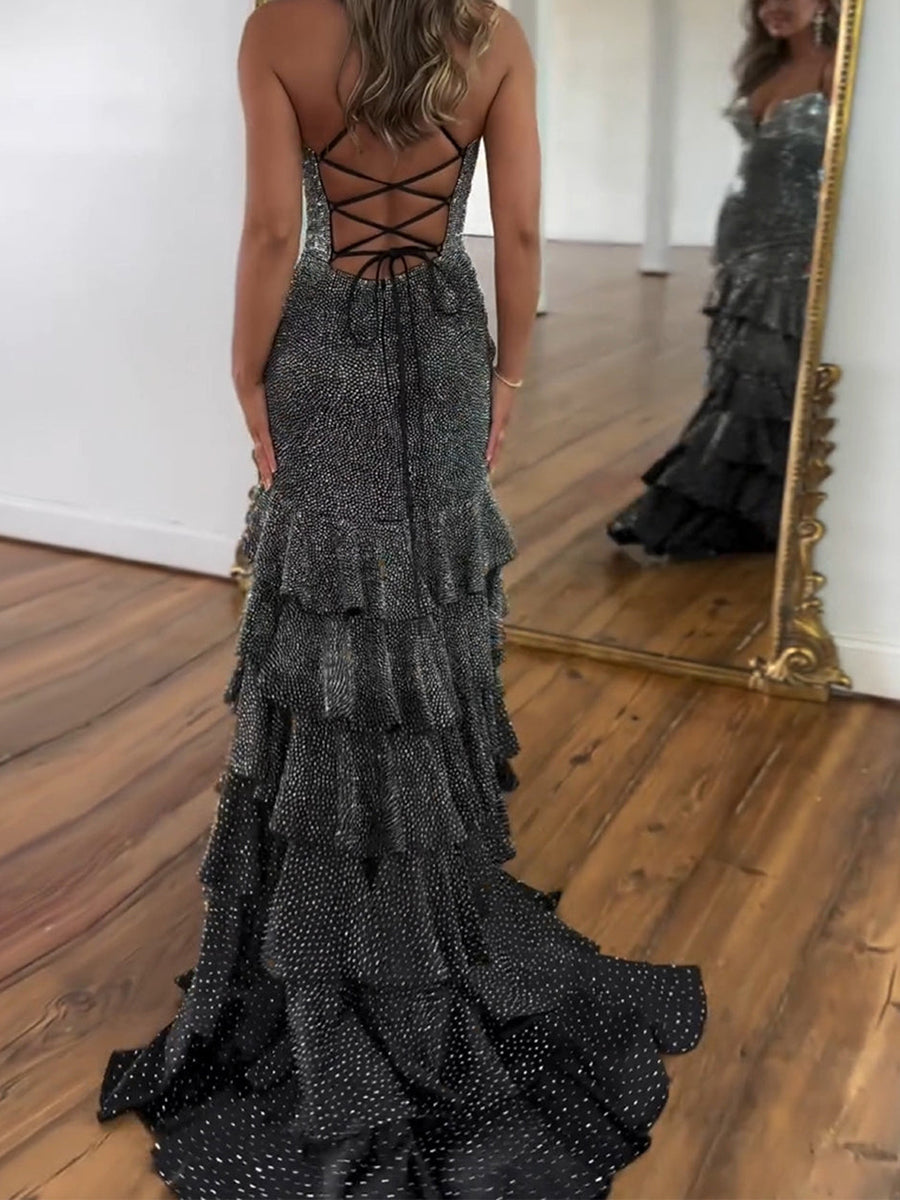 GlamorousBlackSparkleTieredRuffleMermaidPromDresswithSlit_3.jpg