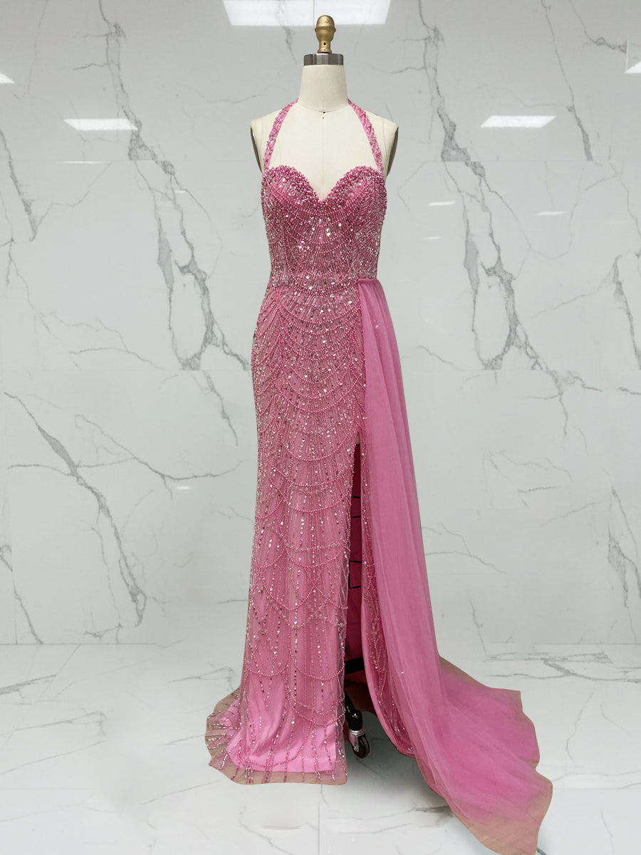 GlamorousHotPinkBeadedHalterPromDresswithHighSlit_1.jpg