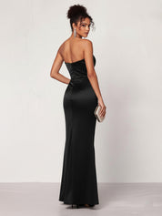 Glamorous Ruched Bodice Mermaid Formal Gown