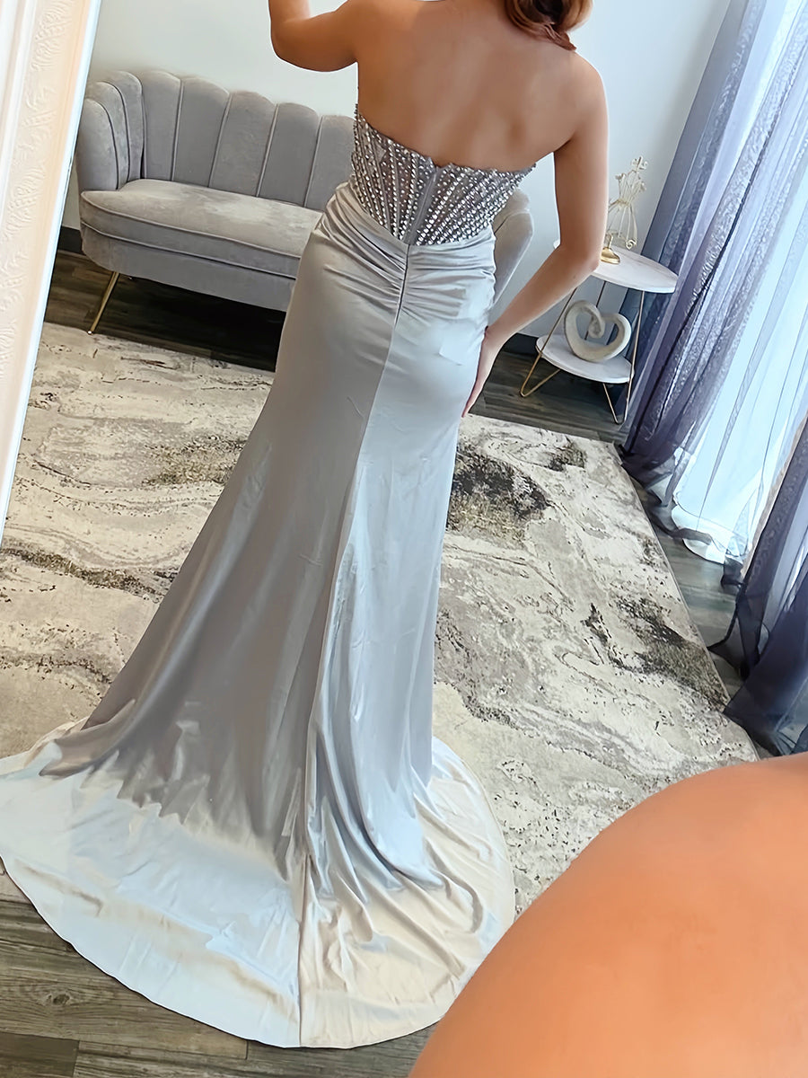 GlamorousSilverStraplessCrystalCorsetSatinPromDresswithHighSlit_2.jpg