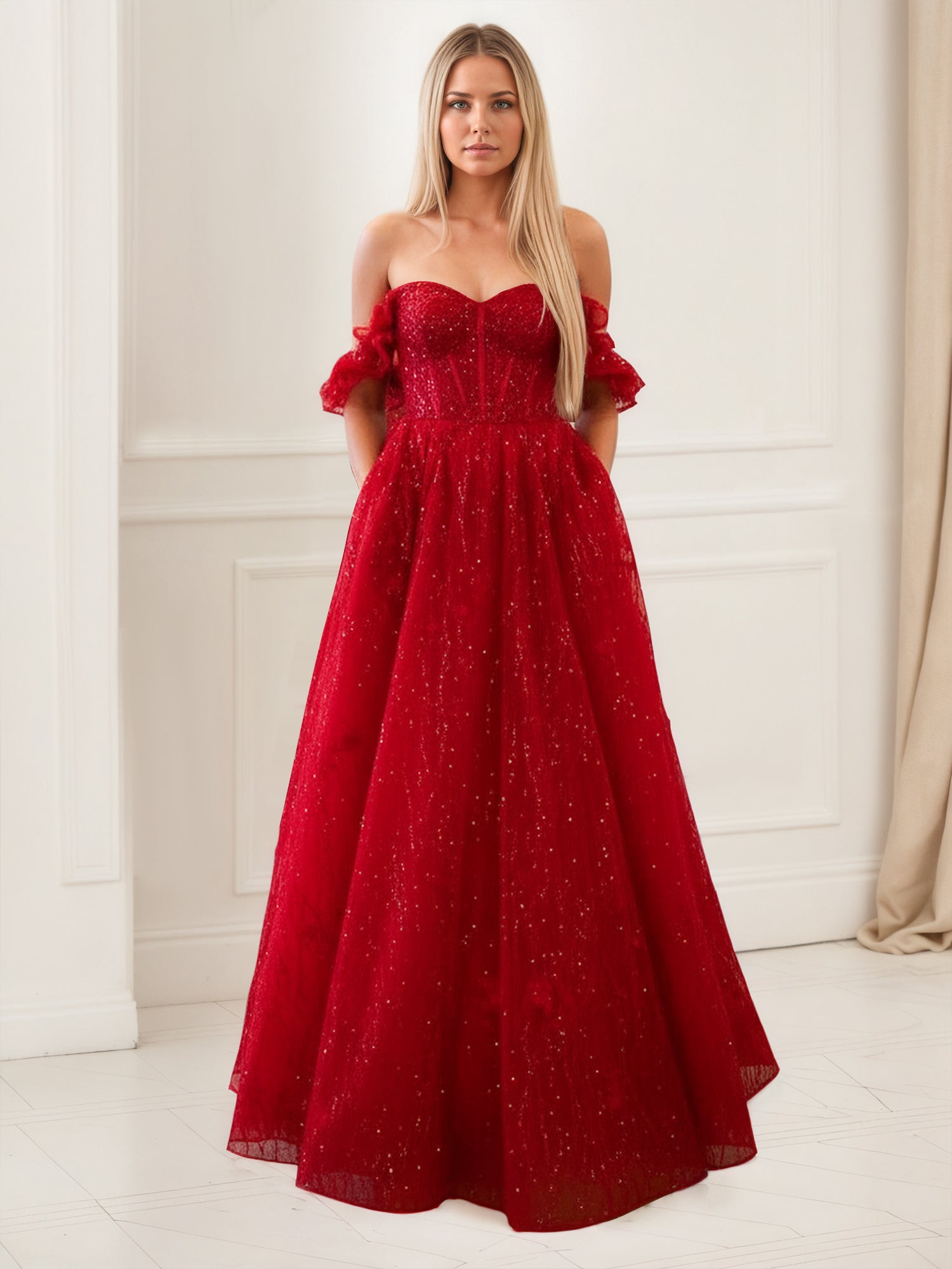 GlitterRedA-LineCorsetBodiceRuffledTullePromDress_2.jpg
