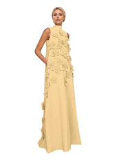 Hank Flower Embellished Maxi Dress
