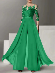 A-Line/Princess Mother of the Bride Dresses with Applique