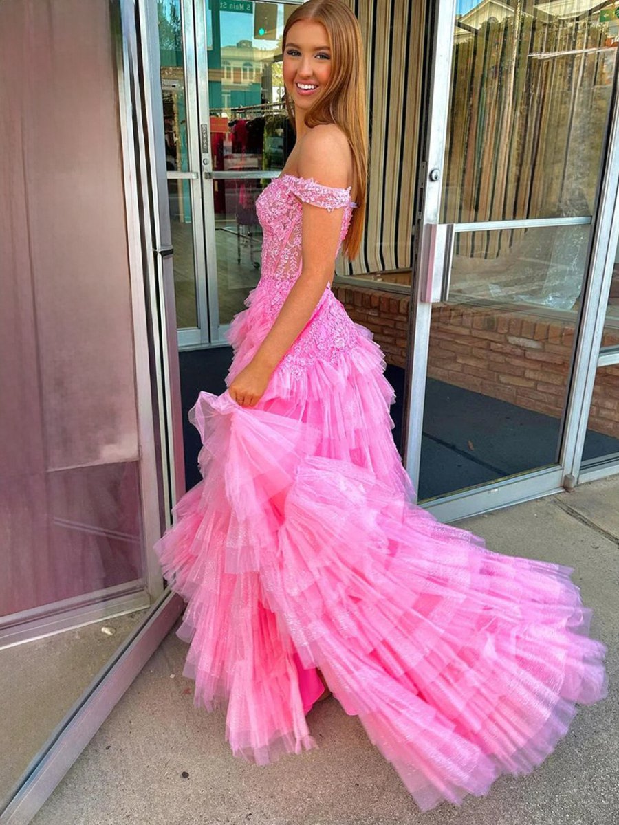 HotPinkOfftheShoulderTulleLongPromDresswithAppliques_4.jpg