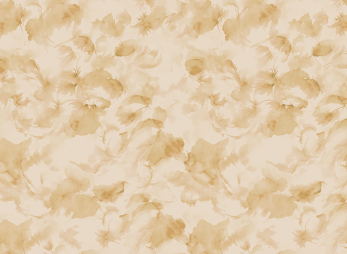 Beige Floral Chiffon One-Shoulder Draped Cape Sleeve A-Line Floor-length Gown Dress