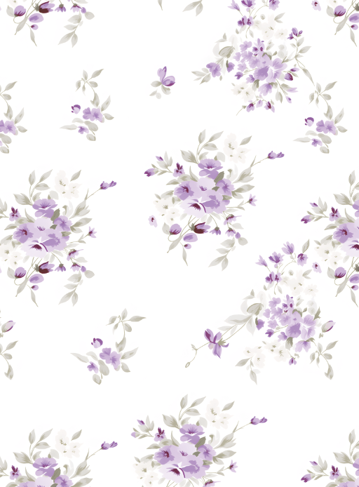 Lavender Floral Chiffon One-Shoulder Draped Cape Sleeve A-Line Floor-Length Gown Dress