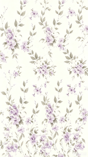 Lavender Floral Chiffon Halter Criss-Cross A-Line Floor-Length Gown Dress