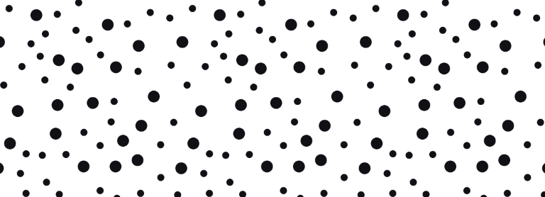 White and Black Polka Dot Chiffon Keyhole Neck Pleated Floor-Length Gown Dress