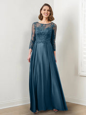 A-Line/Princess Mother of the Bride Dresses with Applique & Sequins