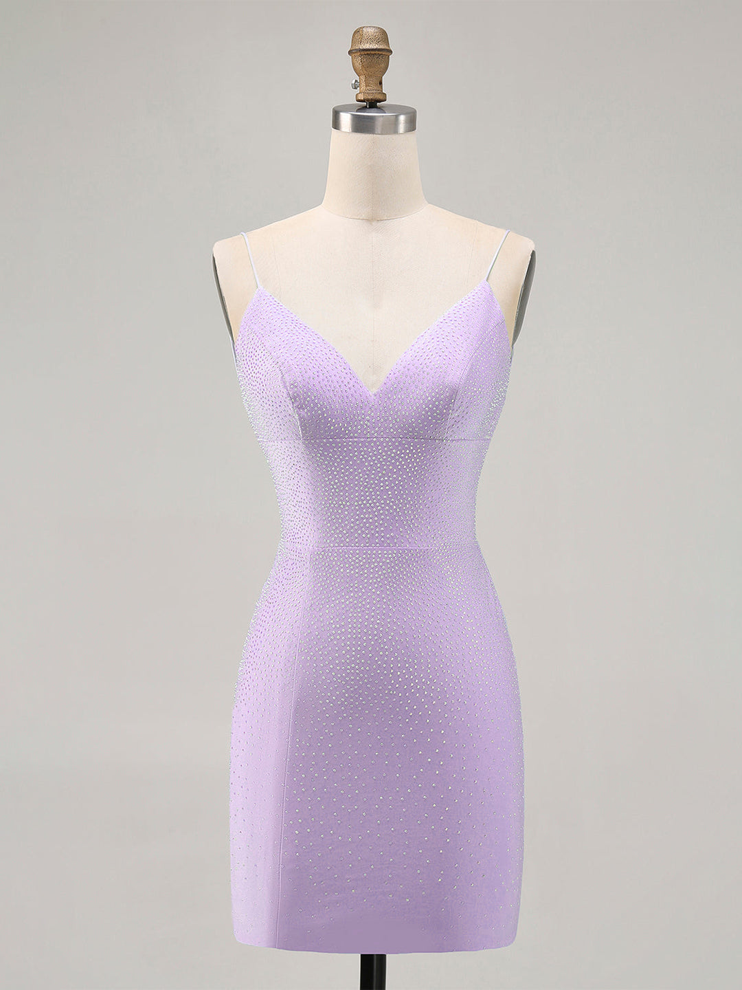 Light Green Bodycon Backless Short Homecoming Dress with Beading