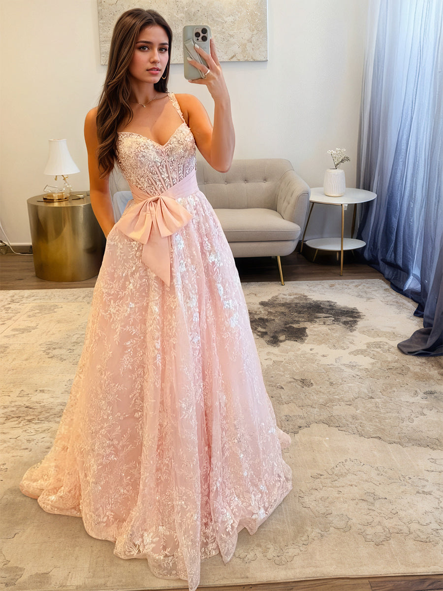 LightPinkALineSequinLongPromDresswithBow_1.jpg