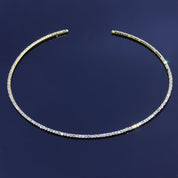 Luxurious Rhinestone Collar Necklace